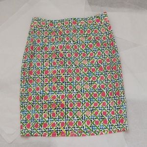 Tommy Bahama Romantique Linen Blend Skirt.